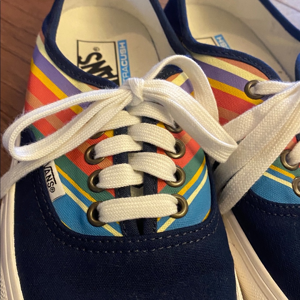 EUC Womens Vans Multicolor Sneakers Size 8 - Picture 5 of 5